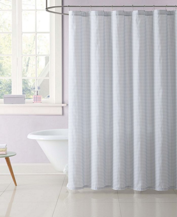 Truly Soft Everyday Gingham Shower Curtain Macy's