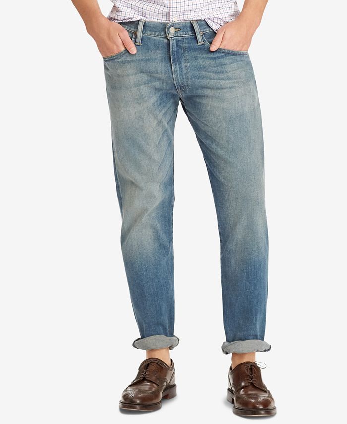 Polo Ralph Lauren Men's Big & Tall Hampton Relaxed Straight Jeans - Macy's