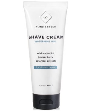 BLIND BARBER WATERMINT GIN SHAVE CREAM, 3.2-OZ.