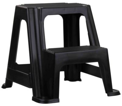 Home Basics - 2-Step Plastic Step Stool
