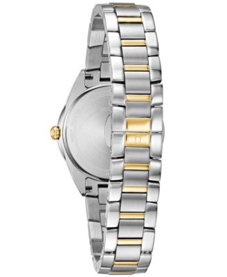 Women's Sutton Diamond (1/10 ct. t.w.) Two-Tone Stainless Steel Bracelet Watch 32.5mm