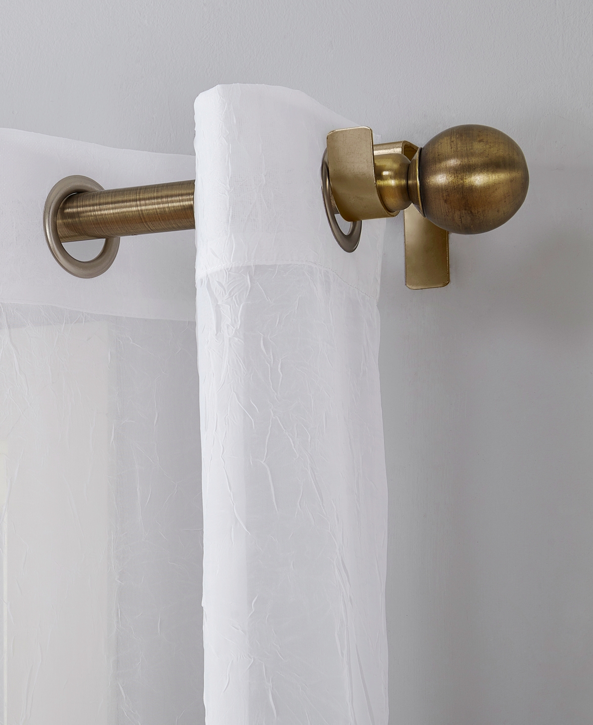 No. 918 Crushed Sheer Voile Grommet Curtain Panel