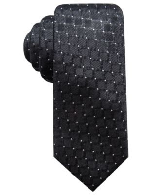 Ryan Seacrest Distinction Men's Sovana Grid Slim Silk Tie, Created for ...