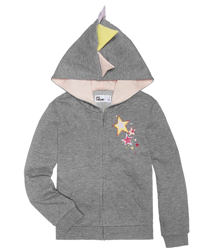Epic Threads Little Girls 3D Animal Hoodie, Created for Macy's ...