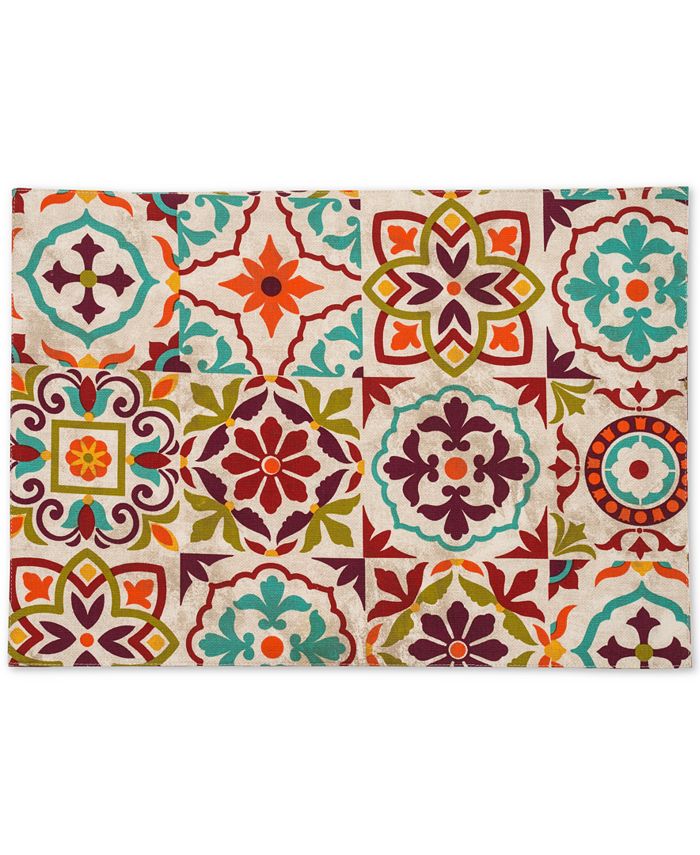 Fiesta Worn Tiles 13" x 19" Placemat Macy's
