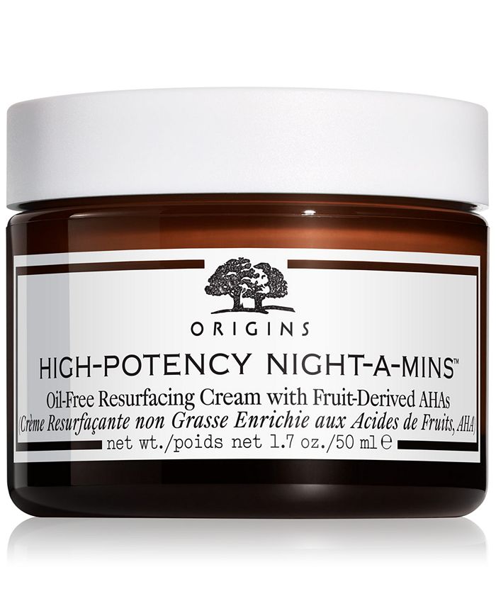Origins - High-Potency Night-A-Mins Oil-Free Resurfacing Cream with Fruit Derived AHAs, 1.7-oz.