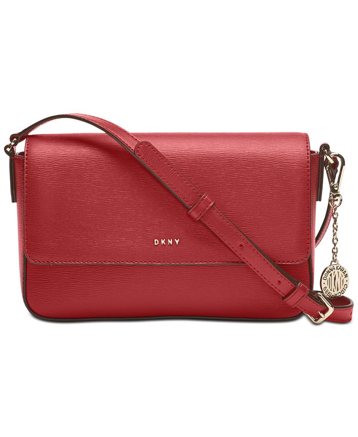 DKNY Sutton Leather Bryant Flap Crossbody, Created for Macy's Macy's