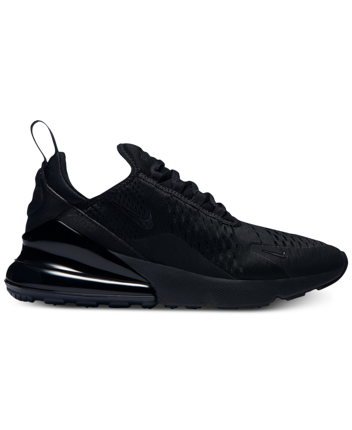 Shop Nike Women's Air Max 270 Casual Sneakers From Finish Line In Black