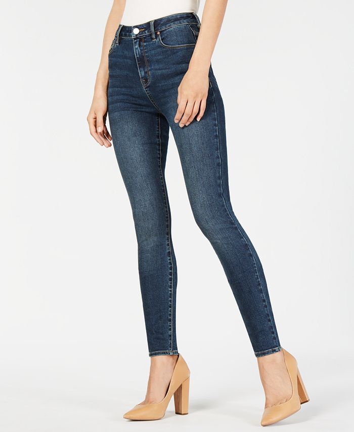 Kendall + Kylie The Sultry Super High-Rise Retro Skinny Jeans - Macy's