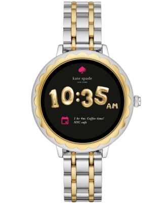 kate spade two tone smartwatch