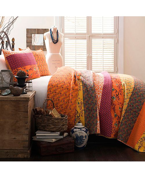 Lush Decor Royal Empire 3 Piece Reversible King Quilt Set