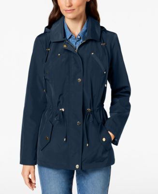 Charter Club Water-Resistant Hooded Anorak Jacket, Created for Macy's ...