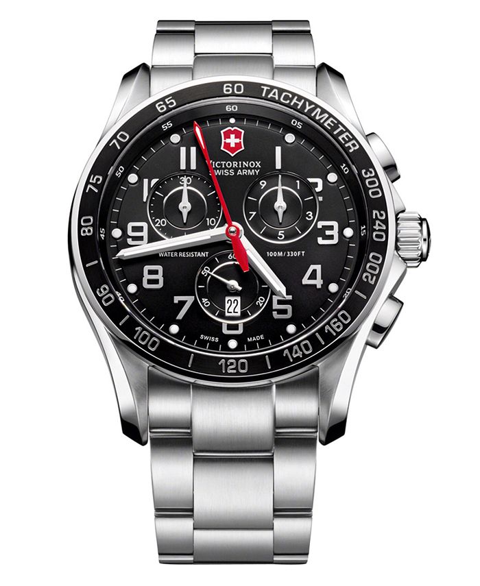 Victorinox Swiss Army Men s Chronograph Classic XLS Stainless