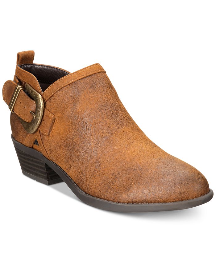 White mountain davenport western ankle booties on sale