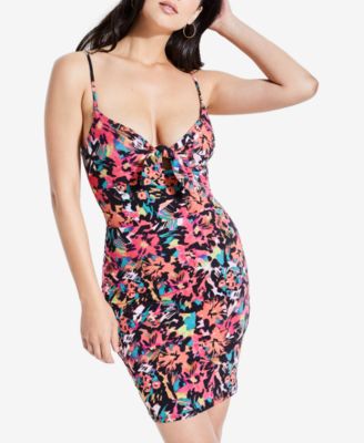 GUESS - Lucid Jungle Adjustable Slip Dress