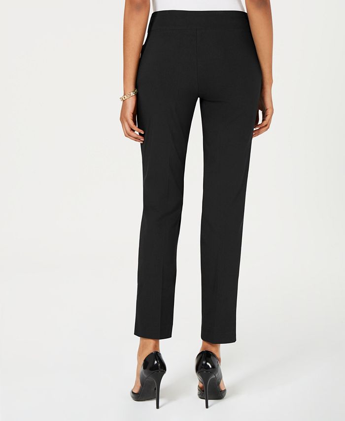 JM Collection Pull-On Straight-Leg Pants, Created for Macy's & Reviews ...