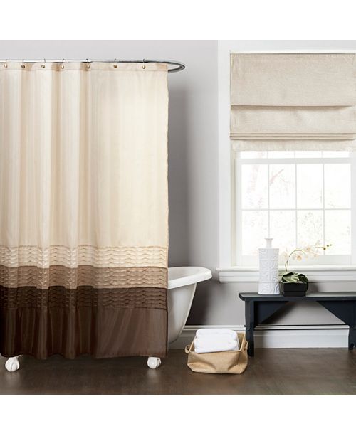 Lush Decor Mia 72 X 72 Shower Curtain Reviews Home Macy S