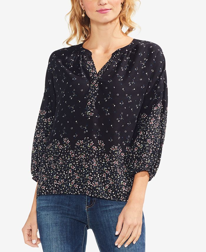 Vince camuto mixed deals print top