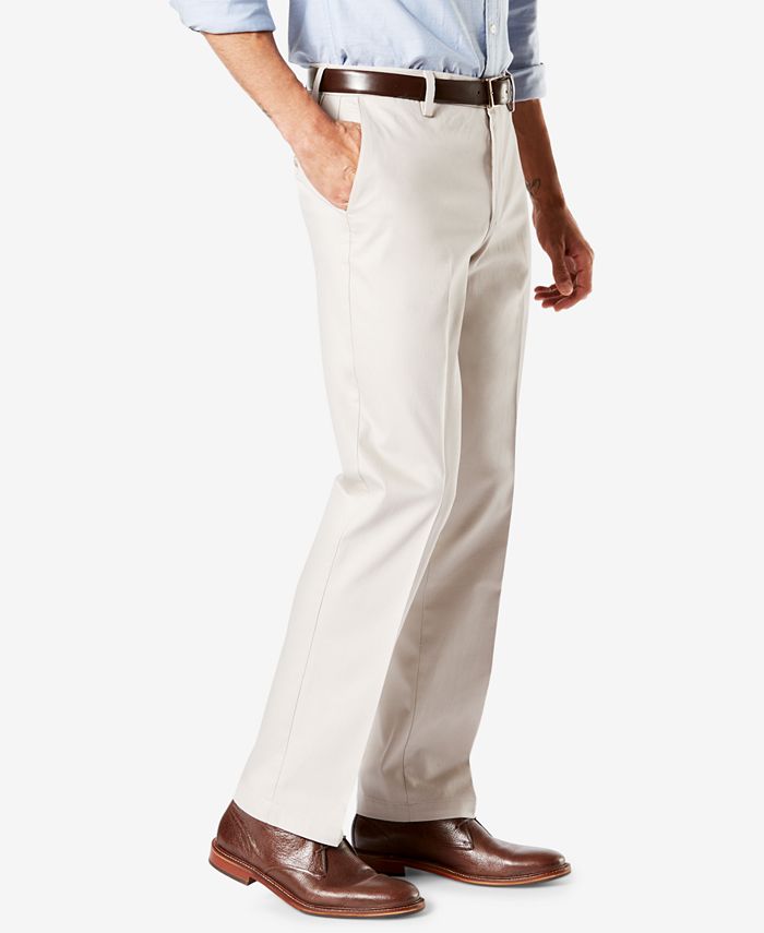Dockers - Men's Signature Straight Fit Khaki Lux Cotton Stretch Pants