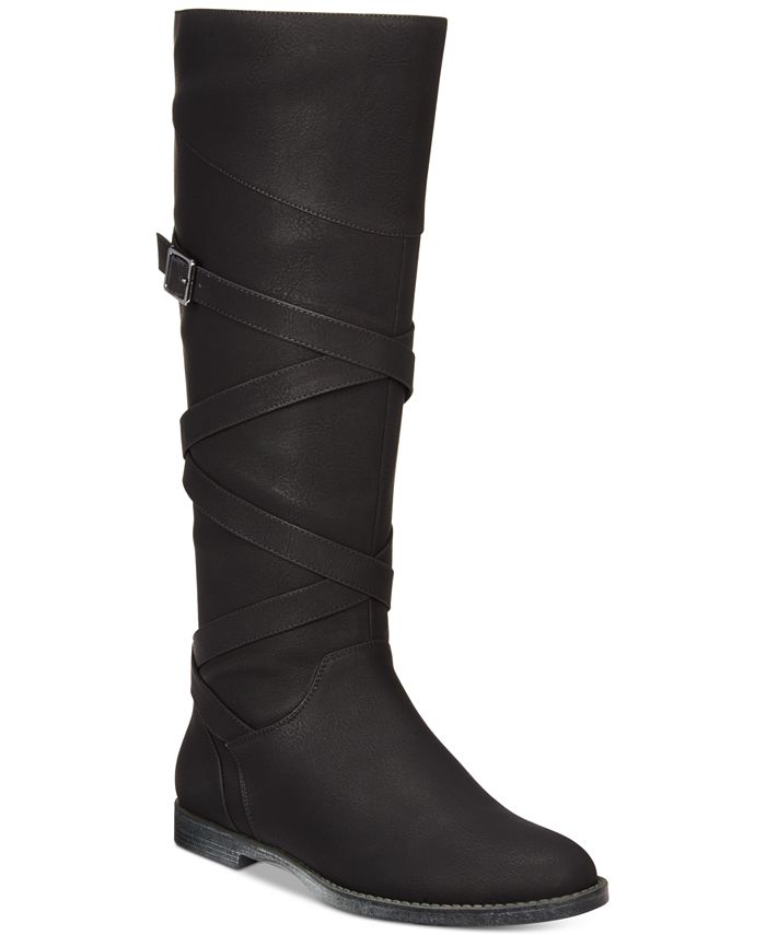 Easy Street Women's Memphis Boots Black Size 8.5 W