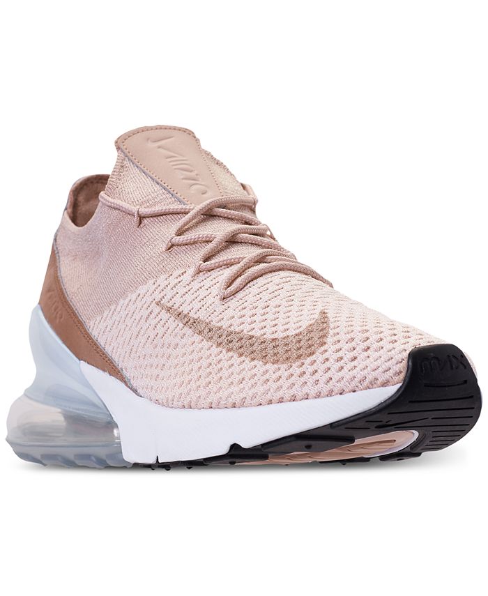 Nike Women's Air Max 270 Flyknit Casual Sneakers from Finish Line - Macy's