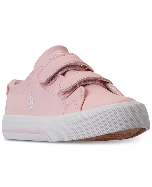 Polo Ralph Lauren Toddler Girls Slater Ez Casual Sneakers From