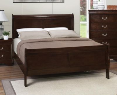 Coaster Home Furnishings - Queensbridge Traditional Full Sleigh Bed, Cappuccino