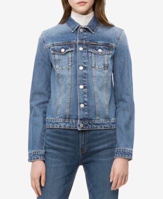 calvin klein jean jacket macys