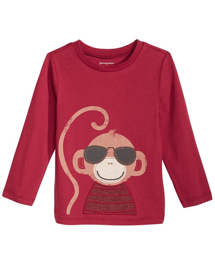 First Impressions Baby Boys Monkey Graphic TShirt, Created for Macy's