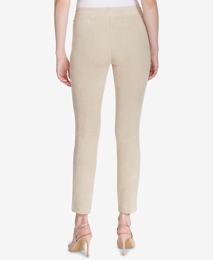 Calvin klein shop faux suede leggings