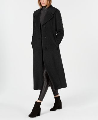 calvin klein black women's coat