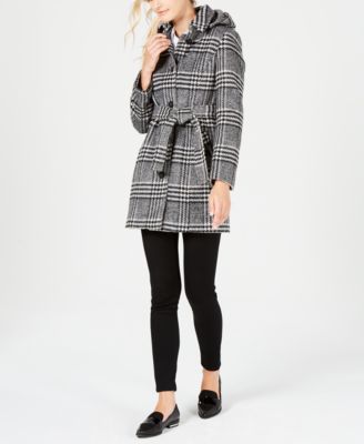 calvin klein hooded coat