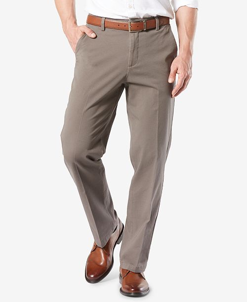 alfani Dockers Men's Workday Smart 360 Flex Classic Fit Khaki Stretch Pants Men's Fashion & Accessories