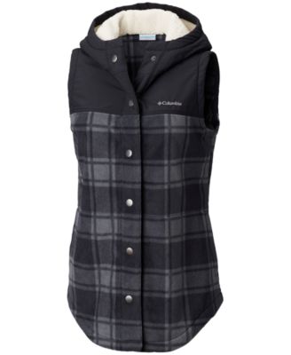 plus size vest with hood