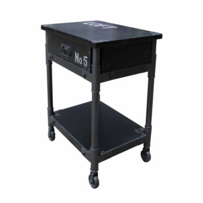 Moe's Home Collection - SOHO 1 DRAWER CABINET BLACK