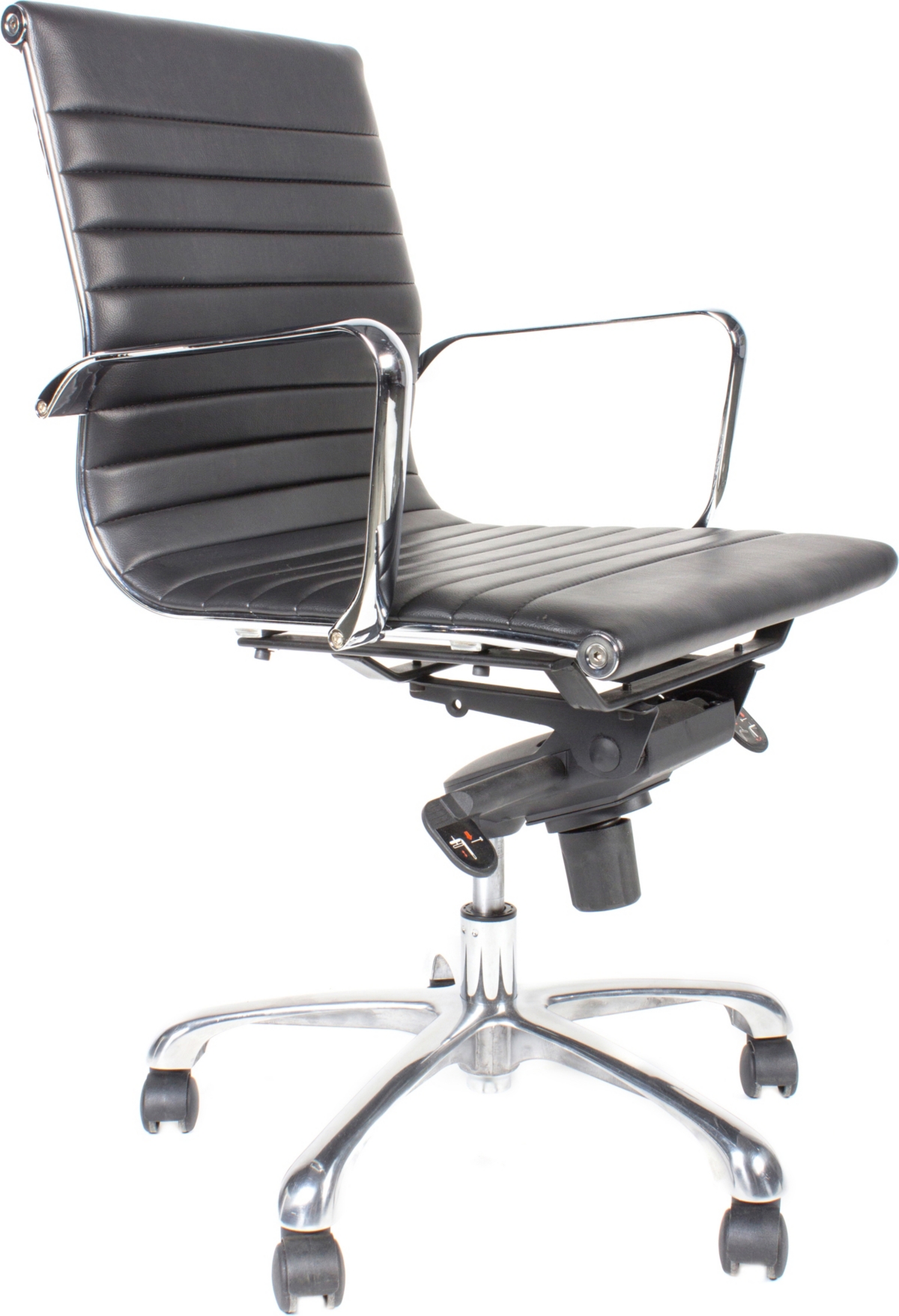 Moe's Home Collection Omega Office Chair Low Back Black
