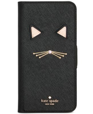 kate spade new york Cat Applique iPhone 8 Plus Folio Case & Reviews -  Handbags & Accessories - Macy's