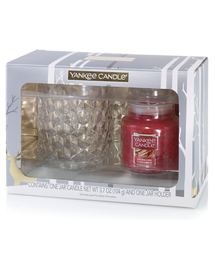 Yankee Candle Holiday Fractal Small Jar Candle Set - Macy's
