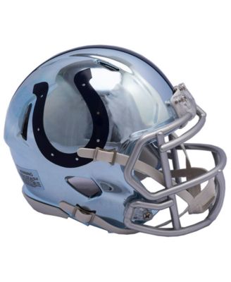 chrome riddell football helmet Boise State Broncos Mini Replica (Black) SP face mask New York Giants Chrome Mini