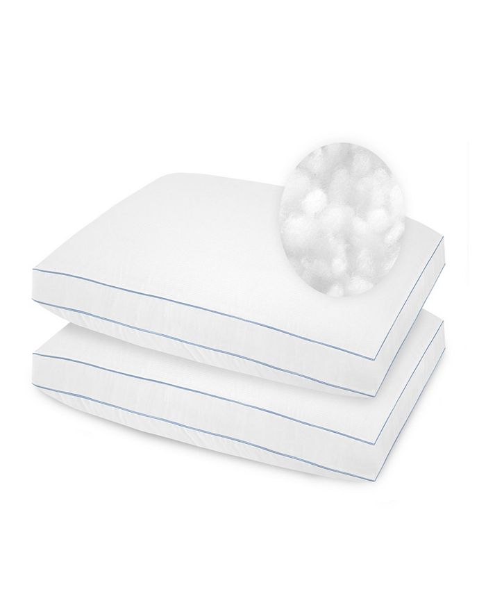 SensorPEDIC 2 Pack SofLoft Extra Firm Density Standard Pillow & Reviews Pillows Bed & Bath