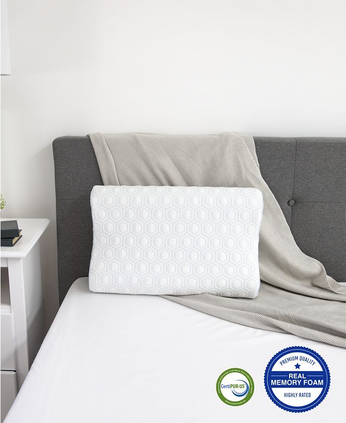 CLOSEOUT! Luxury GelInfused Memory Foam King Contour Pillow with Heat Reducing