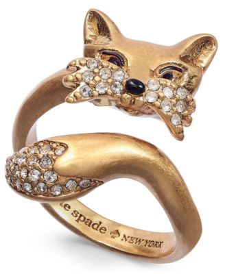 kate spade fox ring