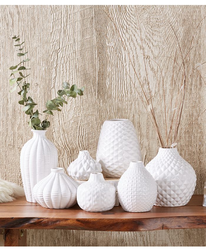 Two's Company Artisan Carvings Bud Vases Set of 7 Macy's