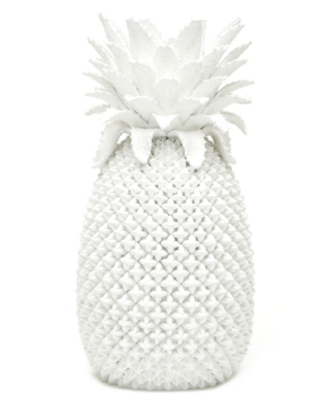 Two's Company White Pineapple Decorative Vase