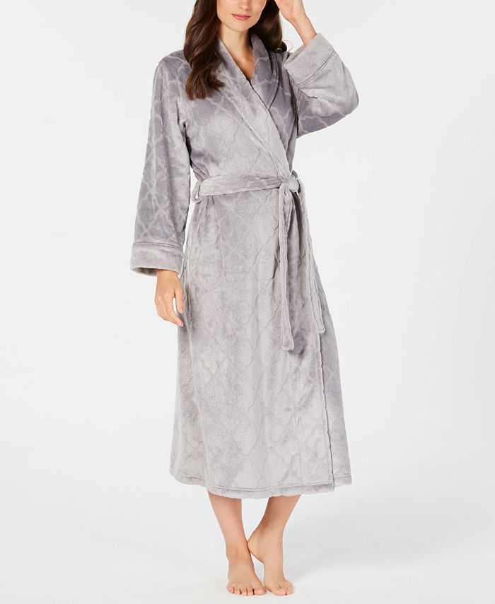 Charter Club Long Shimmer Wrap Robe, Created for Macy's - Macy's