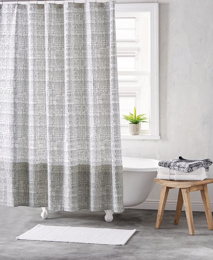 DKNY Crossway Cotton 72" x 72" Shower Curtain Macy's