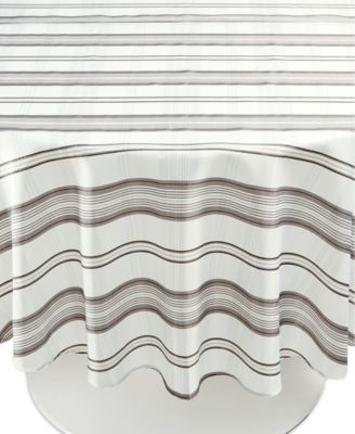 Elrene - Shimmering Plaid 70" Round Tablecloth