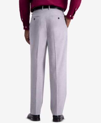 Haggar JMH Men's 4-Way Stretch Classic Fit Flat Front Dress