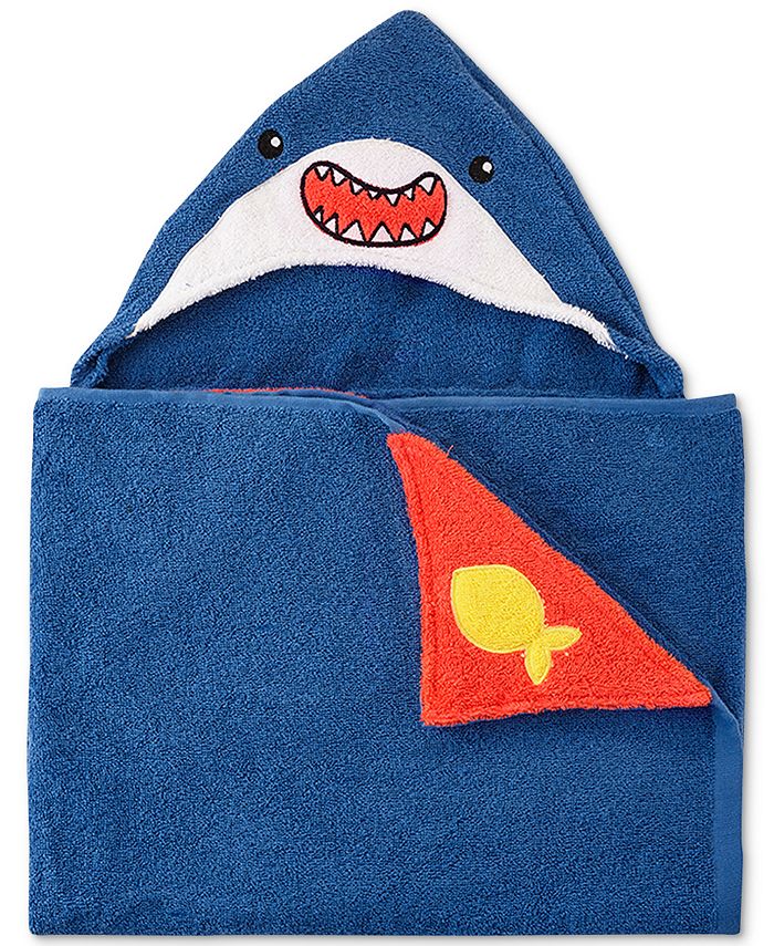 JLA Home Ocean Adventures Hooded Bath Towel, Created for Macy's Macy's