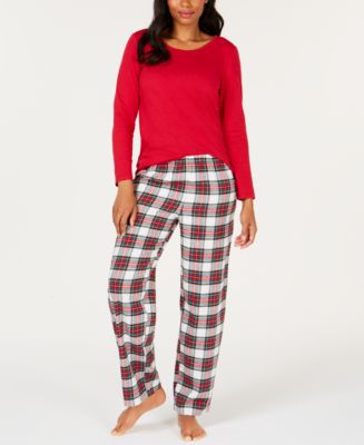 Family Pajamas Matching Plus Size Stewart Cotton Plaid Pajamas Set, Created  for Macy's - Macy's